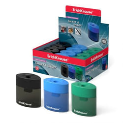 Taille Crayon en plastique ErichKrause® Smart&Sharp avec récipient (21833)