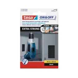TESA 55228-00 Velcro Noir