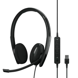 Sennheiser SC 160 USB-COne-ear headphone with USB-C connector, microphone with NC noise cancellation, wide frequency response, connection control in the cable remote control. Certified to cooperate wi (508354)