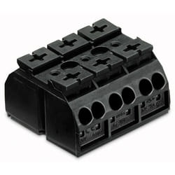 Wago 862-593 bornier 3P Noir