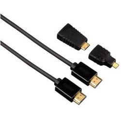Hama 1.5m HDMI m/m câble HDMI 1,5 m HDMI Type A (Standard) Noir