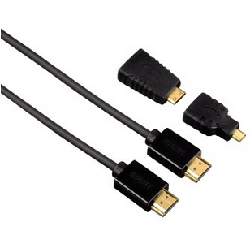 Hama 1.5m HDMI m/m câble HDMI 1,5 m HDMI Type A (Standard) Noir