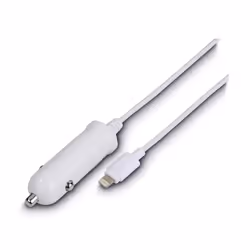 Hama Lightning Téléphone portable, Smartphone Blanc Allume-cigare Auto - Vue supplémentaire 2