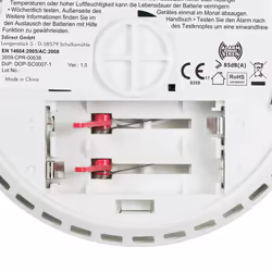 LogiLink SC0007 détecteur de fumée Détecteur à réflexion photoélectrique Interconnectable Sans fil - Vue supplémentaire 4