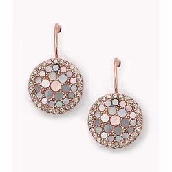 Fossil JF01737791 boucle d'oreille Acier inoxydable Rose, Rose doré - Vue supplémentaire 2