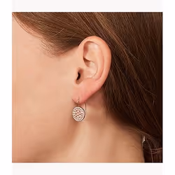 Fossil JF01737791 boucle d'oreille Acier inoxydable Rose, Rose doré - Vue supplémentaire 3