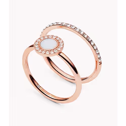 Fossil JF02666791 bague Femelle Acier inoxydable Rose doré - Vue supplémentaire 2