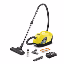 Kärcher DS 6, 650 W, Aspirateur réservoir cylindrique, Sec&humide, Sans sac, HEPA, Eau, Filtrage d’eau