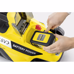 Kärcher LMO 18-33 Battery Set tondeuse à gazon Tondeuse à gazon poussée Batterie Noir, Jaune