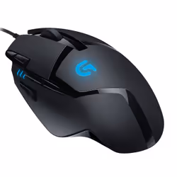 Logitech G G402 Hyperion Fury Ratón para gaming ultrarrápido FPS, Droitier, USB Type-A, 4000 DPI, 1 ms, Noir