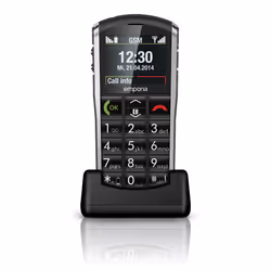 Emporia PURE 5,08 cm (2") 92 g Noir, Gris Téléphone pour seniors - Vue supplémentaire 2