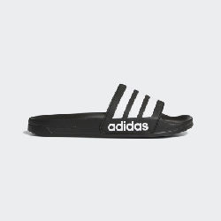 Adidas Adilette Cloudfoam Slides Unisexe Noir, Blanc