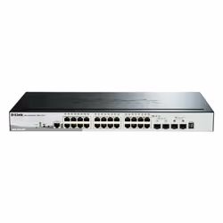 D-Link DGS-1510-28P, Géré, L3, Gigabit Ethernet (10/100/1000), Full duplex, Connexion Ethernet, supportant l'alimentation via ...