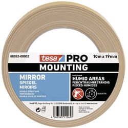 Tesa - Mounting pro Spiegel 66952-00002-00 Ruban de montage blanc (l x l) 10 m x 19 mm 1 pc(s)