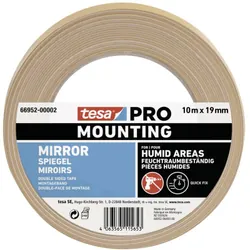 Tesa - Mounting pro Spiegel 66952-00002-00 Ruban de montage blanc (l x l) 10 m x 19 mm 1 pc(s)
