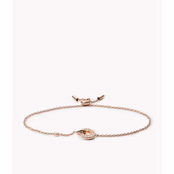 Fossil JF03542791, Bracelet à mailles, Femelle, Acier inoxydable