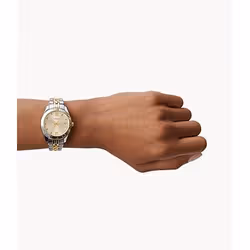 Fossil Scarlette Mini Montre bracelet Femelle Quartz Or, Argent - Vue supplémentaire 2