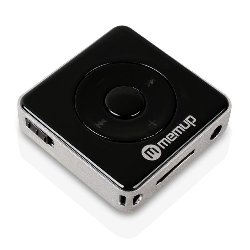 Memup Square Lecteur MP3 Noir, Argent