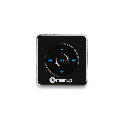 Memup Square Lecteur MP3 Noir, Argent