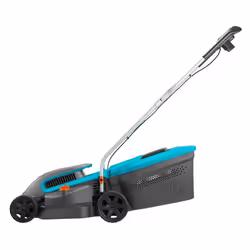 Gardena PowerMax 1200/32 tondeuse à gazon Tondeuse à gazon poussée Secteur Noir, Bleu - Vue supplémentaire 2