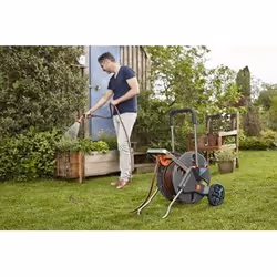 Gardena AquaRoll L Easy Chariot sur roues Manuel Noir, Bleu, Orange - Vue supplémentaire 3