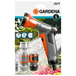 Gardena Kit Pistolet d'arrosage Classic + raccords d'arrosage