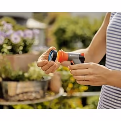 Gardena 18405-20 pistolet eau / buses Embout pistolet d'arrosage de jardin Bleu, Gris, Orange - Vue supplémentaire 4