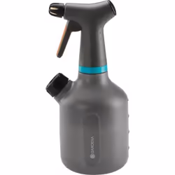 Gardena 11112-20, Pulvérisateur de jardin à main, 1 L, Gris, Plastique, Laiton