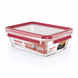 Tefal MasterSeal N1041010 boîte hermétique alimentaire Rectangulaire 1,3 L Rouge, Transparent - Vue supplémentaire 4