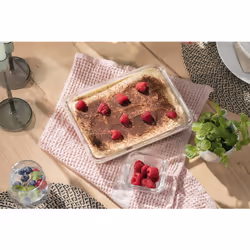 Tefal MasterSeal N1041110 boîte hermétique alimentaire Rectangulaire 2 L Transparent, Rouge - Vue supplémentaire 3
