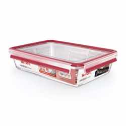 Tefal MasterSeal N1041210 boîte hermétique alimentaire Rectangulaire 3 L Transparent, Rouge - Vue supplémentaire 4