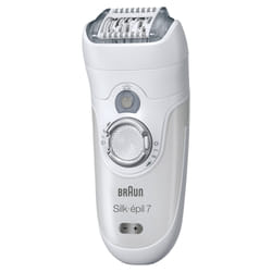 Braun Épilateur Silk-épil 7-561 Wet & Dry avec 6 accessoires incluant une tête de rasage et un embout tondeuse