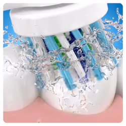 Oral-B WaterJet 139805 brosse à dents électrique Adulte Brosse à dents rotative oscillante Bleu, Blanc - Vue supplémentaire 2