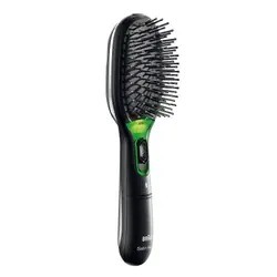 Braun Satin Hair 7 Adulte Brosse à cheveux rectangulaire Noir