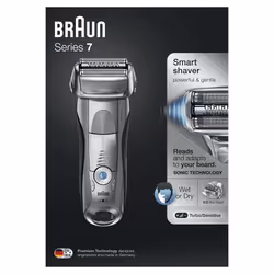 Braun Series 7 7893s Wet&Dry Rasoir à grille Tondeuse Argent