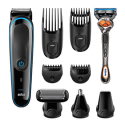 Braun MGK3080 tondeuse à barbe Batterie 13 2,1 cm Mouillé & sec Noir, Bleu