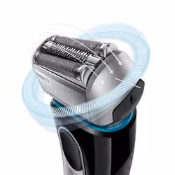 Braun Series 5 5140s Rasoir à grille Tondeuse Noir, Bleu - Vue supplémentaire 2