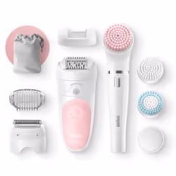 Braun Silk-épil 5 Wet&Dry 81683688 épilateur 28 pince(s) Blanc, Rose - Vue supplémentaire 8