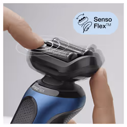 Braun Series 6 60-B1000s Rasoir à grille Bleu - Vue supplémentaire 4