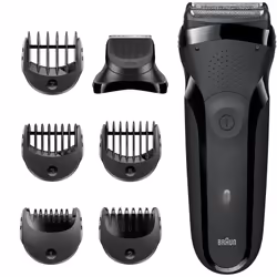 Le rasoir électrique Braun Series 3 300 BT vous garantit un rasage à la fois précis et très respectueux de votre peau. Il est équipé d’une tête flexible avec un triple système de rasage 3-Flex qui épouse parfaitement les contours du visage et qui vous permet donc un contact maximal avec la peau.
