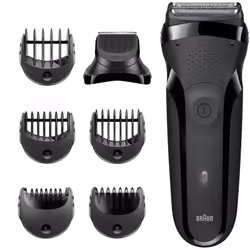 Le rasoir électrique Braun Series 3 300 BT vous garantit un rasage à la fois précis et très respectueux de votre peau. Il est équipé d'une tête flexible avec un triple système de rasage 3-Flex qui épouse parfaitement les contours du visage et qui vous permet donc un contact maximal avec la peau.