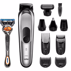 L’appareil Braun MGK 7220 vous permet de garder toujours le contrôle sur votre chevelure. Sa facilité d’utilisation en fait un partenaire idéal pour toutes les finitions simples de styling.