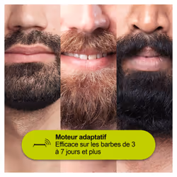 Braun BeardTrimmer BT7220 Noir, Gris