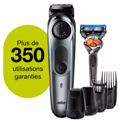 Braun BeardTrimmer BT7220 Noir, Gris - Vue supplémentaire 8