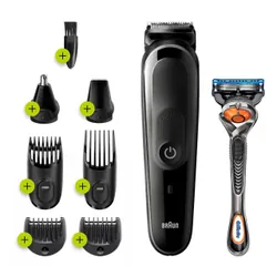 Braun All-in-one MGK5260 Mouillé & sec Noir, Gris