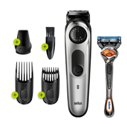 Braun All-in-one BT5260 tondeuse à barbe Batterie 39 2 cm Mouillé & sec Gris