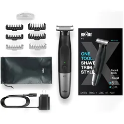 Braun Series X XT5200 Rasoir à grille Tondeuse Noir, Métallique