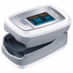 Beurer Medical Oxymètre de Pouls PO 30 permet de mesurer avec précision la saturation en oxygène (SpO2) et la fréquence cardiaque.