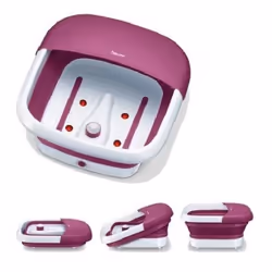 60 W, Massage aux bulles et vibrations, 3 fonctions, Jusqu'à la pointure 45