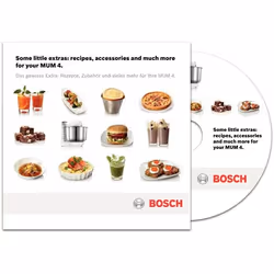 Bosch MUM48R1 robot de cuisine 600 W 3,9 L Rouge, Acier inoxydable, Blanc - Vue supplémentaire 5